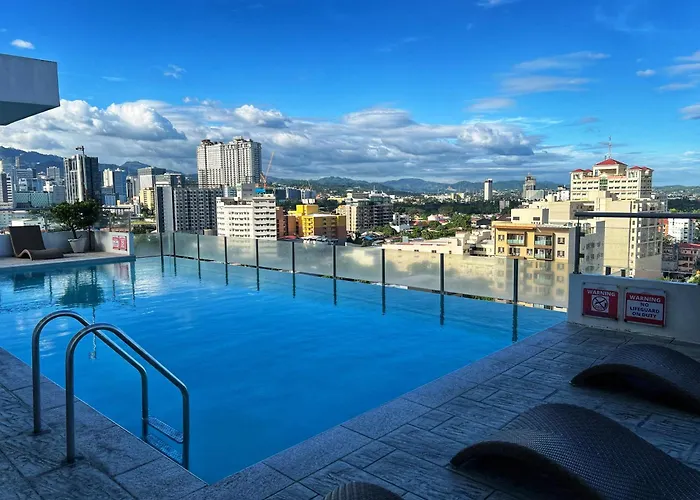Cozy Studio, Super Fast Internet, Workspace And Washer アパート セブ市