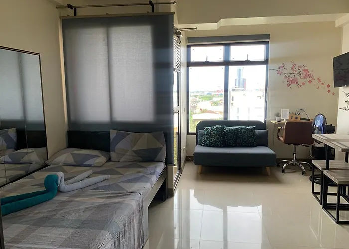 Cozy Studio, Super Fast Internet, Workspace And Washer アパート セブ市